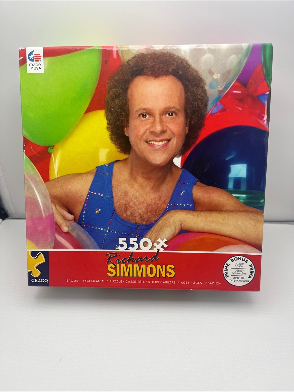 Multicolor Balloon 550-Piece Jigsaw Puzzle - Richard Simmons